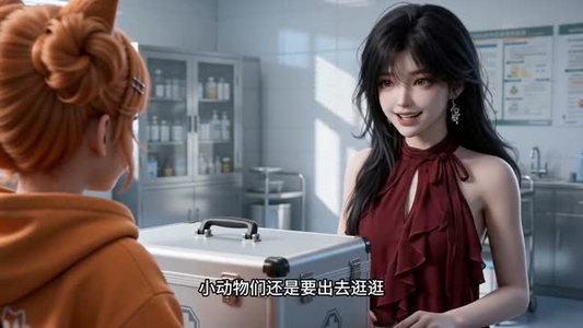 近视眼误入收容所：九尾对我垂涎欲滴（34集）新短剧推荐